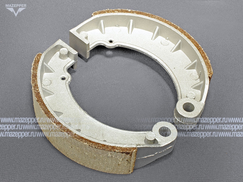 Колодки тормозные бар. тормоза "Ява" (160х32 мм.) передние (2 шт.) Китай Mazepper