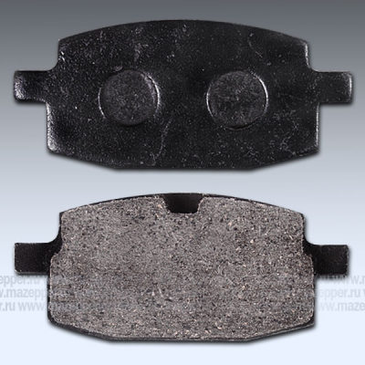 Колодки тормозные диск. тормоза "Honling" (дв. 50 см3), "Yamaha Jog" (2 шт.) JP Mazepper