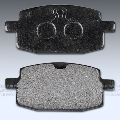 Колодки тормозные диск. тормоза "Honling" (дв. 50 см3), "Yamaha Jog" (2 шт.) Китай Mazepper