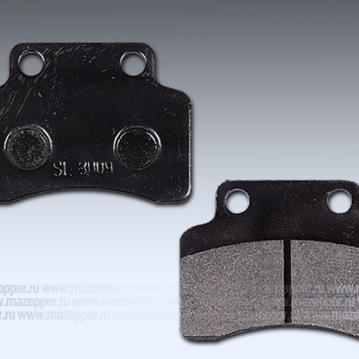 Колодки тормозные диск. тормоза "Honling" QT-11, 13 (дв. 50-125 см3) Китай (2 шт.) Mazepper