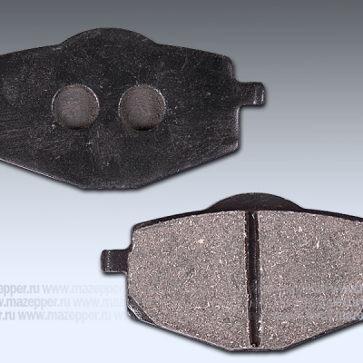 Колодки тормозные диск. тормоза "Honling" QT-9 (дв. 50 см3) TMMP (2 шт.) Mazepper