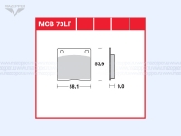 Колодки тормозные диск. тормоза "TRW" MCB  73 LF (2 шт.) Mazepper