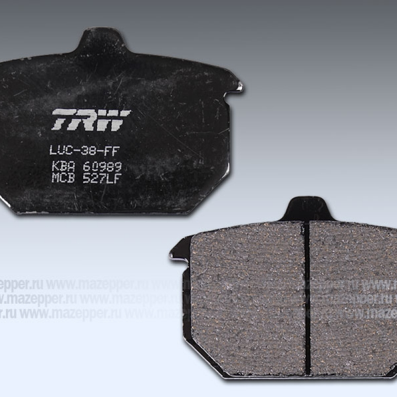 Колодки тормозные диск. тормоза "TRW" MCB 527 LF (2 шт.) Mazepper