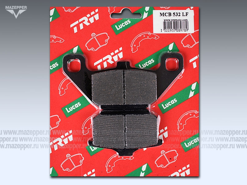 Колодки тормозные диск. тормоза "TRW" MCB 532 LF (2 шт.) Mazepper