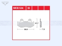 Колодки тормозные диск. тормоза "TRW" MCB 534 (2 шт.) Mazepper