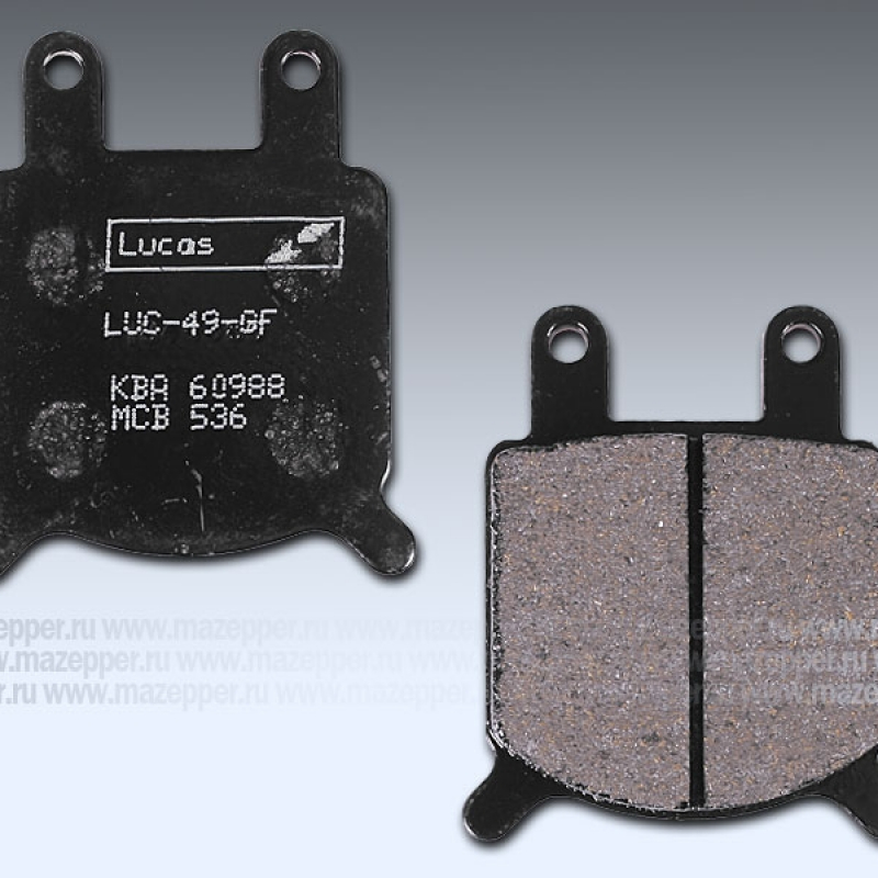 Колодки тормозные диск. тормоза "TRW" MCB 536 (2 шт.) Mazepper