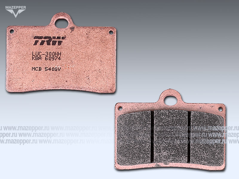 Колодки тормозные диск. тормоза "TRW" MCB 540 SV (2 шт.) Mazepper
