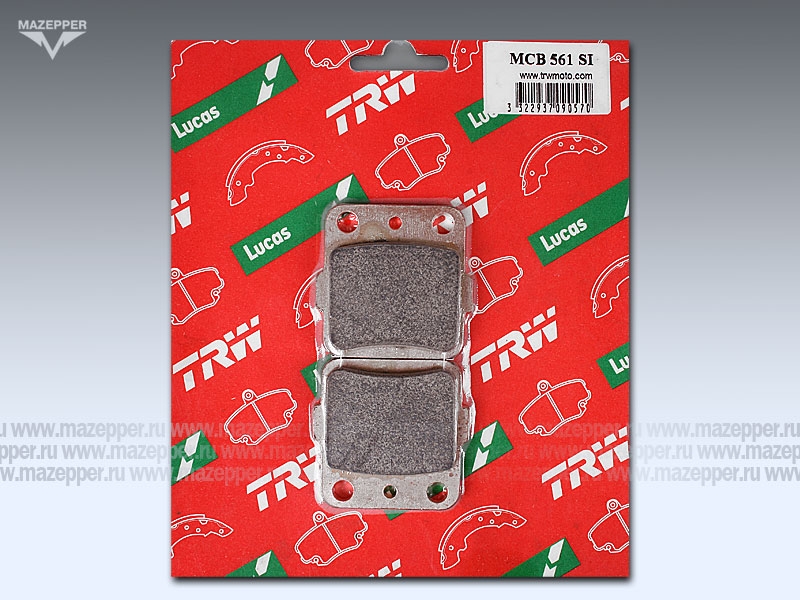 Колодки тормозные диск. тормоза "TRW" MCB 561 SI (2 шт.) Mazepper