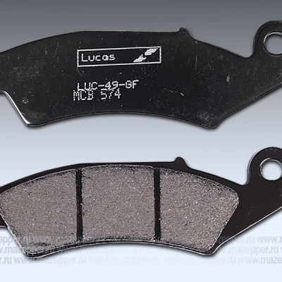 Колодки тормозные диск. тормоза "TRW" MCB 574 (2 шт.) Mazepper
