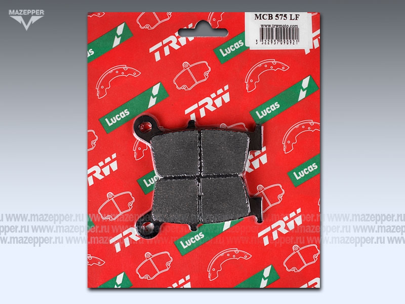 Колодки тормозные диск. тормоза "TRW" MCB 575 LF (2 шт.) Mazepper