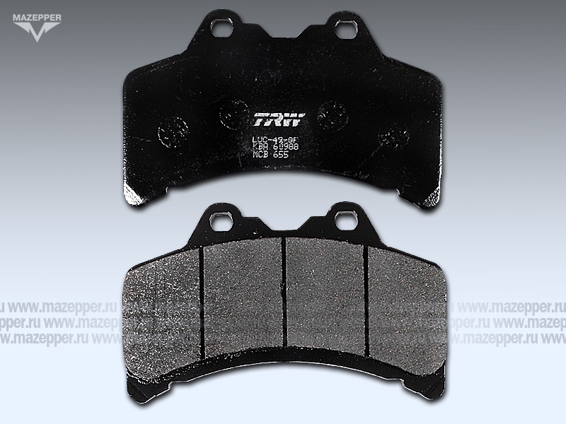 Колодки тормозные диск. тормоза "TRW" MCB 655 (Yamaha GTS 1000) 2 шт. Mazepper