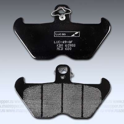 Колодки тормозные диск. тормоза "TRW" MCB 680 (2 шт.) Mazepper