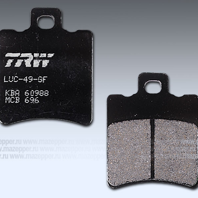 Колодки тормозные диск. тормоза "TRW" MCB 696 (2 шт.) Mazepper