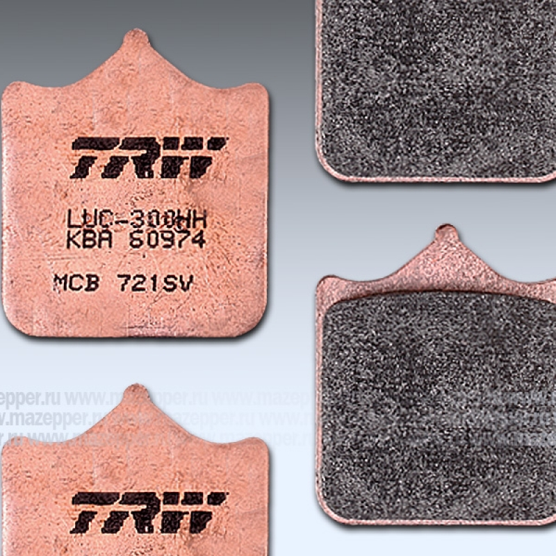Колодки тормозные диск. тормоза "TRW" MCB 721 SV (4 шт.) Mazepper