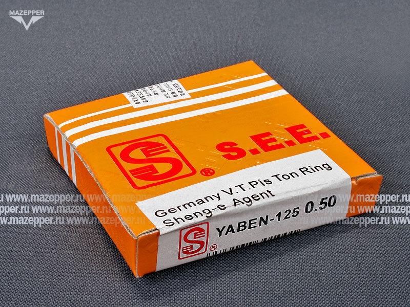 Кольца поршневые 4Т (D=52,50 мм.) 2 рем. "Honling" (дв. 152QMI, 125 см3) S.E.E Mazepper