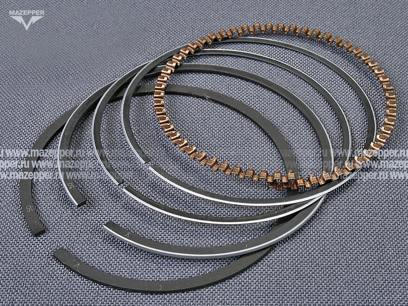 Кольца поршневые 4Т (D=52,50 мм.) 2 рем. "Honling" (дв. 152QMI, 125 см3) S.E.E Mazepper