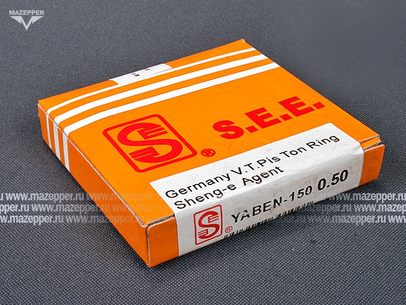 Кольца поршневые 4Т (D=57,50 мм.) 2 рем. "Honling" (дв. 157QMJ, 150 см3) S.E.E Mazepper
