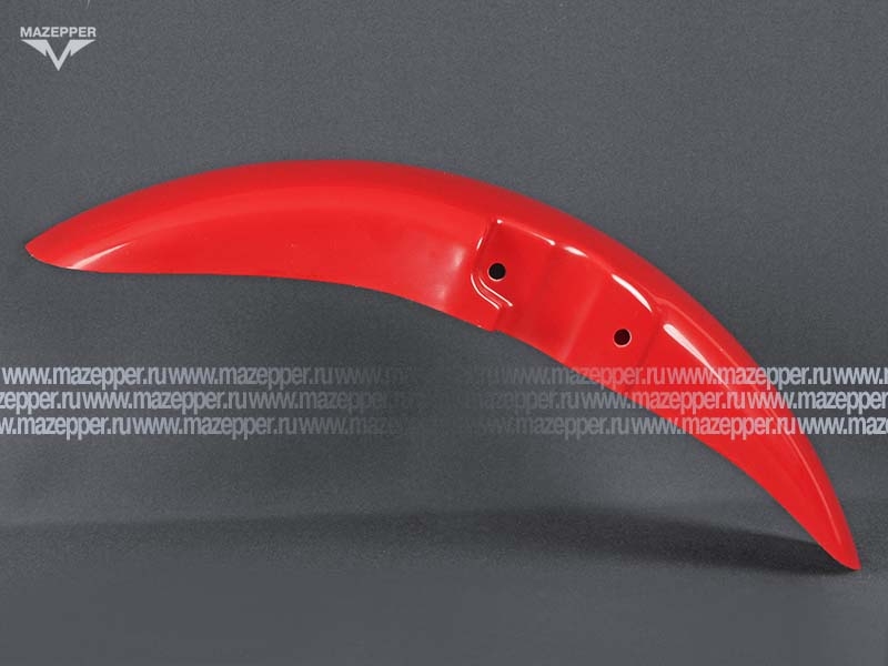 Крыло "Honda" CB400 (92-97), CB-1 (88-91), CB750 переднее, стеклопластик (красное) Mazepper