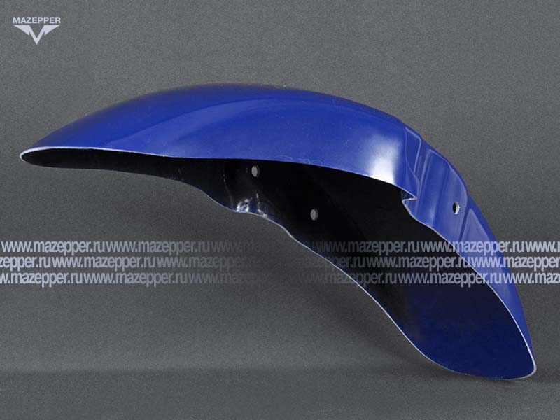 Крыло "Honda" CB400 (92-97), CB-1 (88-91), CB750 переднее, стеклопластик (синее) Mazepper