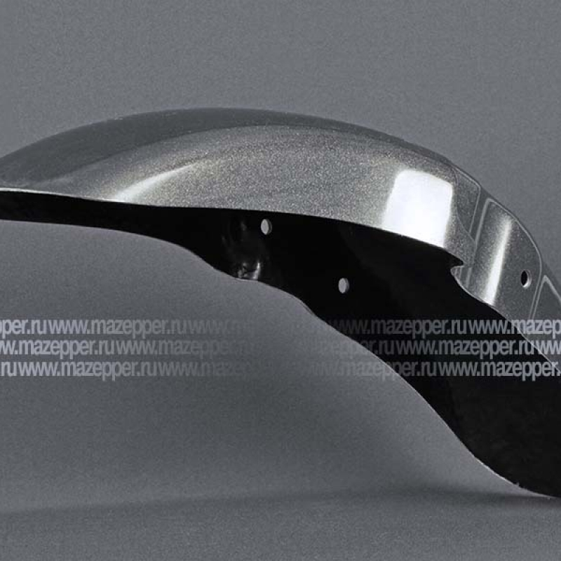Крыло "Honda" CB400 (92-97), CB-1 (88-91), CB750 переднее, стеклопластик (тёмно-серый металлик) Mazepper
