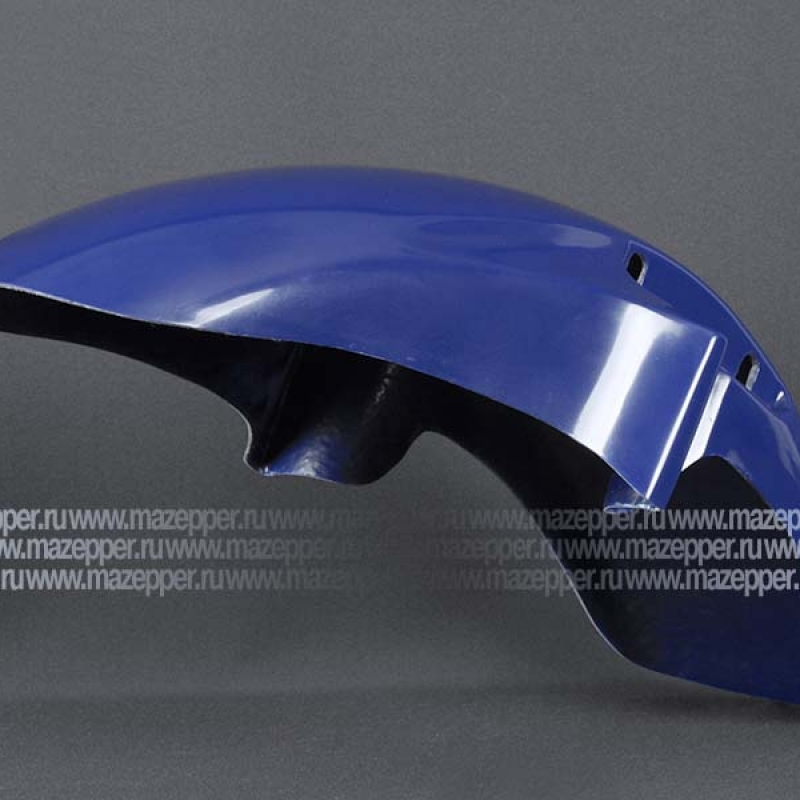 Крыло "Honda" CB400 VTEC (98-08) переднее, стеклопластик (синее) Mazepper