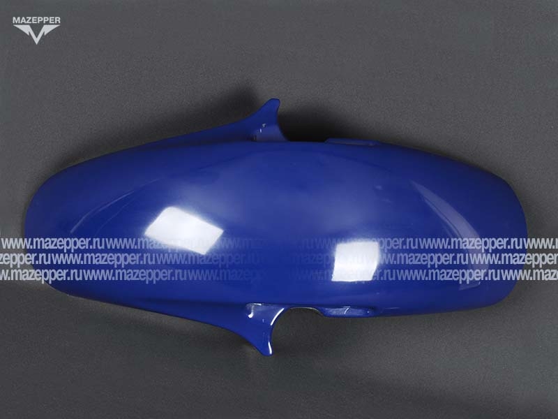 Крыло "Honda" CB400 VTEC (98-08) переднее, стеклопластик (синее) Mazepper