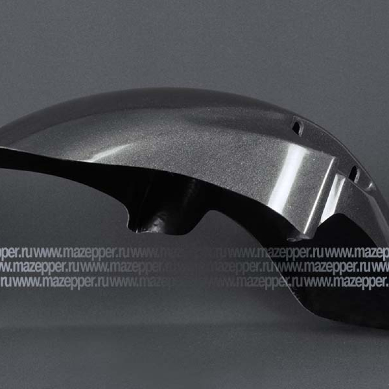 Крыло "Honda" CB400 VTEC (98-08) переднее, стеклопластик (тёмно-серый металлик) Mazepper