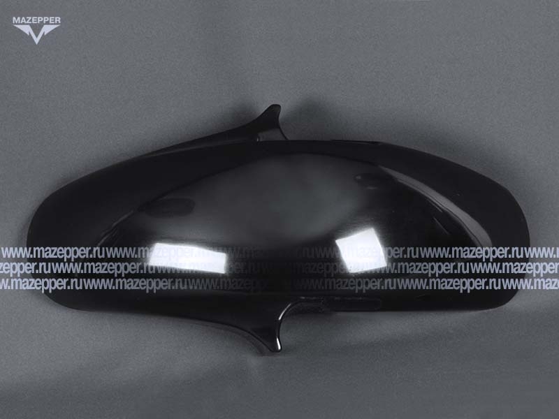 Крыло "Honda" CB400 VTEC (98-08) переднее, стеклопластик (чёрное) Mazepper