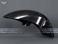 Крыло "Honda" CB400 VTEC (98-08) переднее, стеклопластик (чёрное) Mazepper