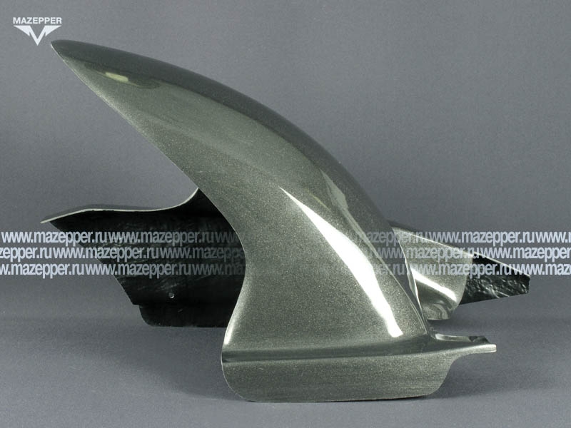 Крыло "Honda" CBR 600 F4 (99-06) (хагер, hugger) зад. колеса стеклопластик (тёмно-серый металлик) Mazepper
