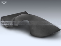 Крыло "Leike" (LK125T-26, LK150-7G (B09), LK150-7F(F35)) заднего колеса (подкрылок на шину 12") Mazepper