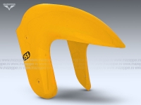 Крыло "Leike" (LK150T-7D,H,B) переднее (желтое) передняя часть Mazepper