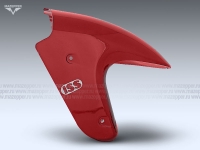 Крыло "Leike" (LK150T-7D,H,B) переднее (тёмно-красное) передняя часть Mazepper
