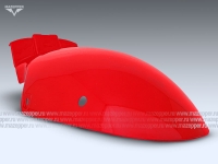 Крыло "Leike" (LK150T-7D,H,B,E) переднее (красное) задняя часть Mazepper