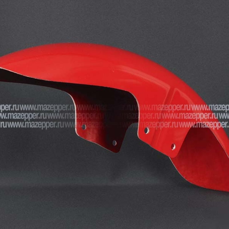 Крыло "Yamaha" XJR400 (93-08) переднее, стеклопластик (красное) Mazepper