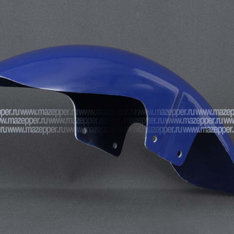 Крыло "Yamaha" XJR400 (93-08) переднее, стеклопластик (синее) Mazepper