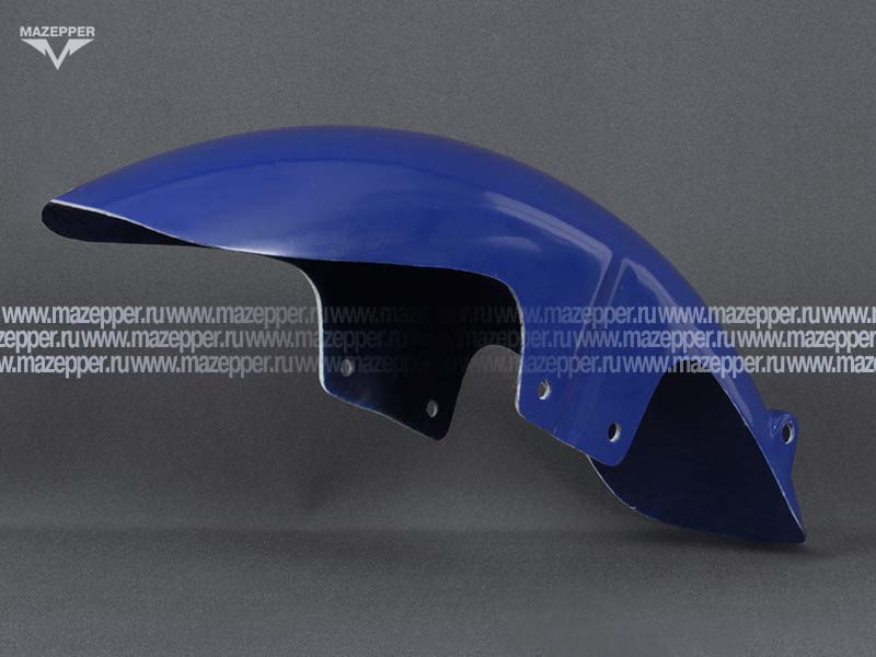 Крыло "Yamaha" XJR400 (93-08) переднее, стеклопластик (синее) Mazepper