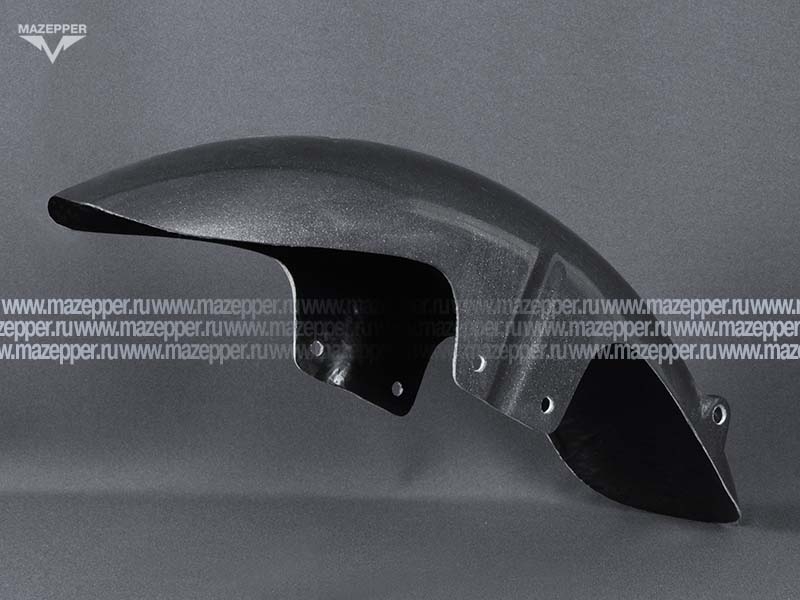 Крыло "Yamaha" XJR400 (93-08) переднее, стеклопластик (тёмно-серый металлик) Mazepper
