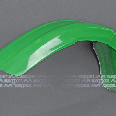 Крыло "Кросс" переднее универсальное (стеклопластик) зелёное (шина 16-21") Mazepper