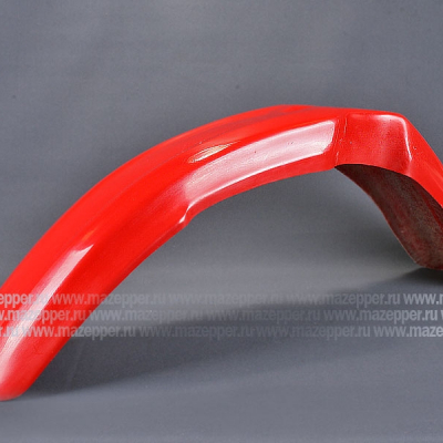 Крыло "Кросс" переднее универсальное (стеклопластик) красное (шина 16-21") Mazepper