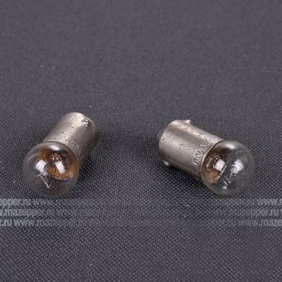 Лампа 12v,  1,0w (T1W, BA9s) Россия Mazepper