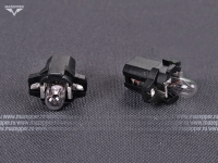 Лампа 12v,  1,2w (B8,3d) OSRAM (черный) Mazepper