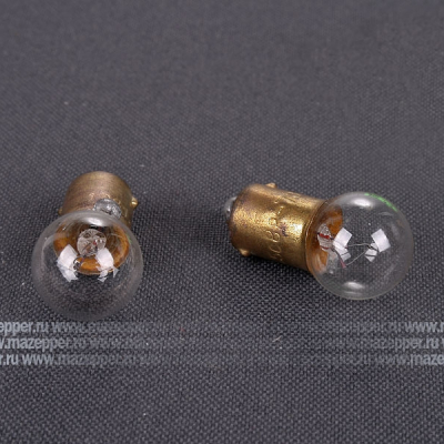 Лампа 12v,  1,5w (T1,5W, BA9s) Россия Mazepper