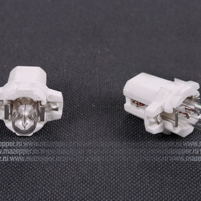 Лампа 12v,  2w (B8,3d) OSRAM (белый) Mazepper