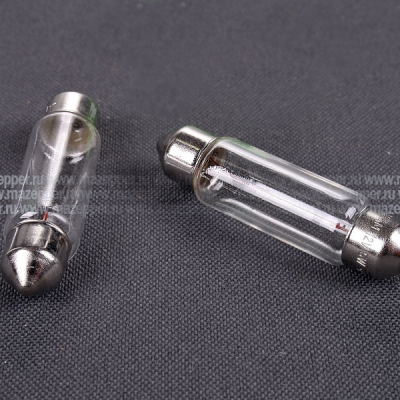 Лампа 12v,  5w (C5W, SV8,5-8) OSRAM (L=41 мм.) Mazepper