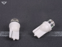 Лампа 12v,  5w (W5W, W2,1x9,5d) Китай (белая) светодиодная, без цоколя Mazepper
