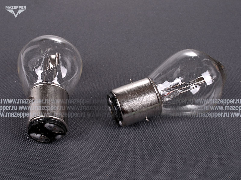 Лампа головного света  6v, 35/35w (S2, BA20d) МАЯК Mazepper