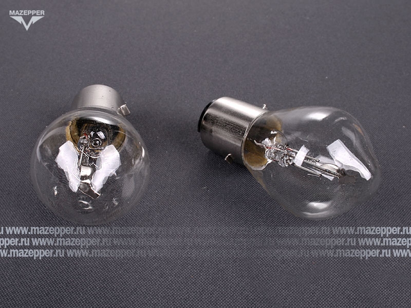 Лампа головного света  6v, 35/35w (S2, BA20d) МАЯК Mazepper