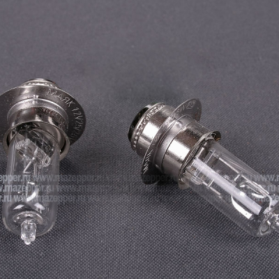 Лампа головного света 12v, 25/25w (P15d25-1) 1 ус на цоколе (МАЯК) Mazepper