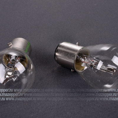 Лампа головного света 12v, 35/35w (B35, BA20d) МАЯК Mazepper